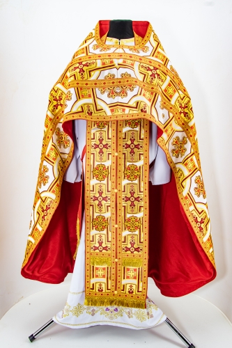 Облачение священника, с турецкой парчи с пришивним галуном