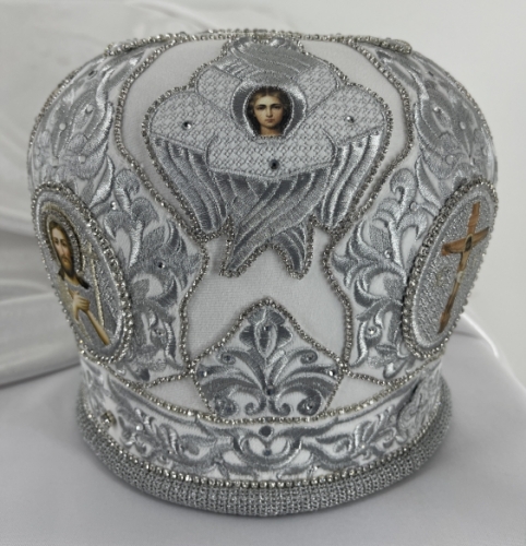 Митра  "Херувим"  белая