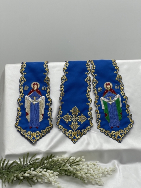 Закладка з іконою "Покров Пресвятої Богородиці"