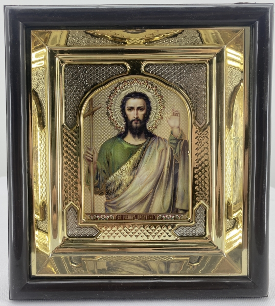 Ікона св. вмч. Іоанн Предтеча 19х17см