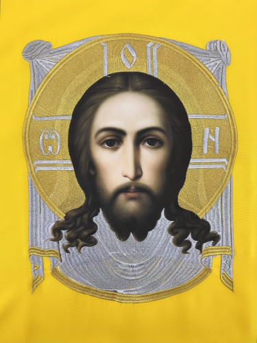 Катапетасма з іконою Нерукотворний Образ та молитвою